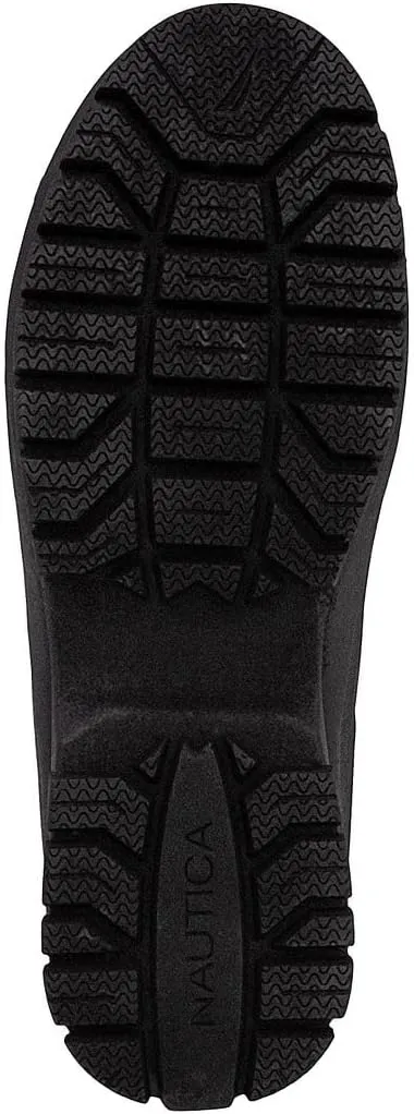Nautica Mens Duck Boots - Waterproof Shell With Hook and Loop Closer, Insulated Snow & Rain Boot