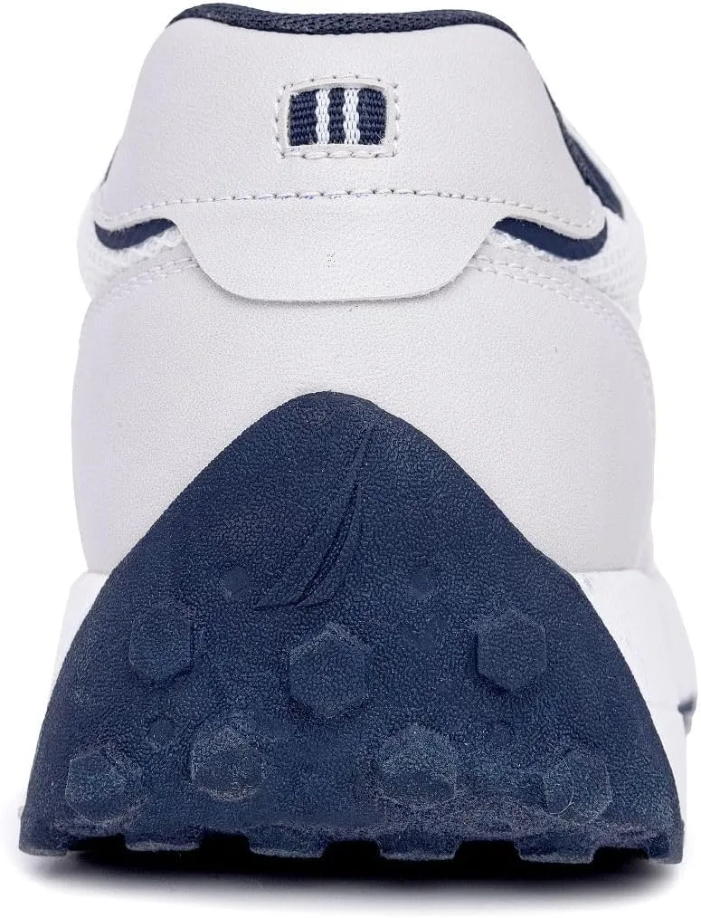 Nautica Men's Lace-Up Sneakers  Casual, Stylish, and Comfortable for Walking