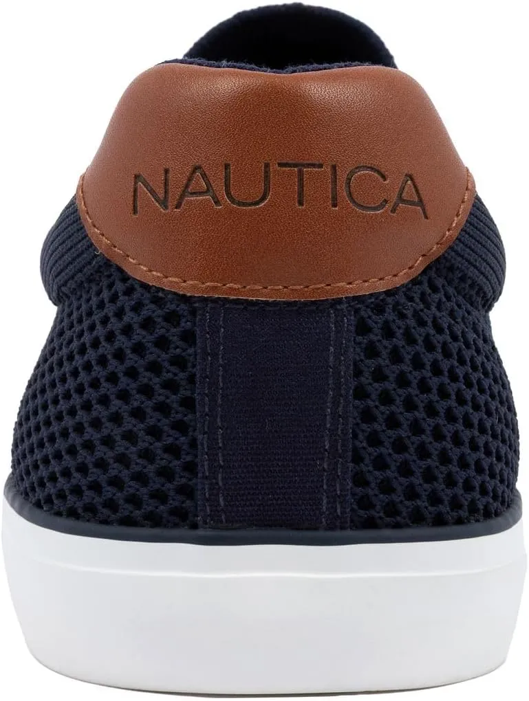 Nautica Men's Slip-On Sneakers  Breathable Knit Casual Walking Shoes, Lightweight Comfort Fashion Loafers - Kotor