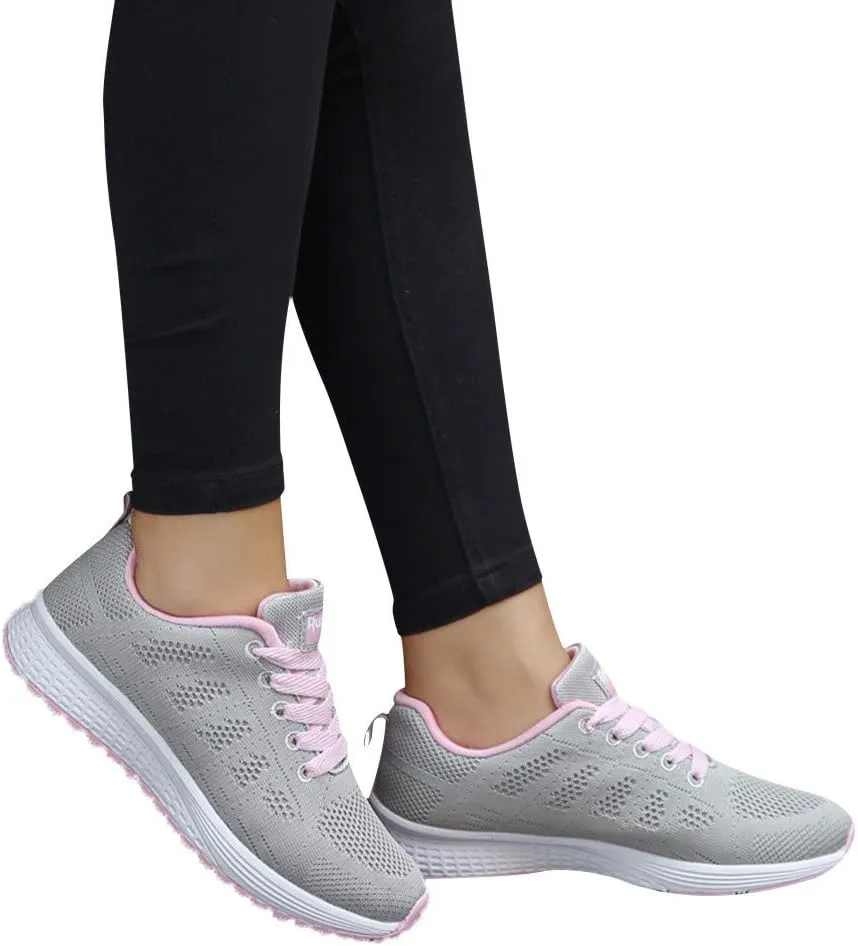 Non Slip Work Shoes Women Fashion Shoes For Women 2024 Trendy Fall Walking Wide Toe Mesh Workout Outdoor Sneakers
