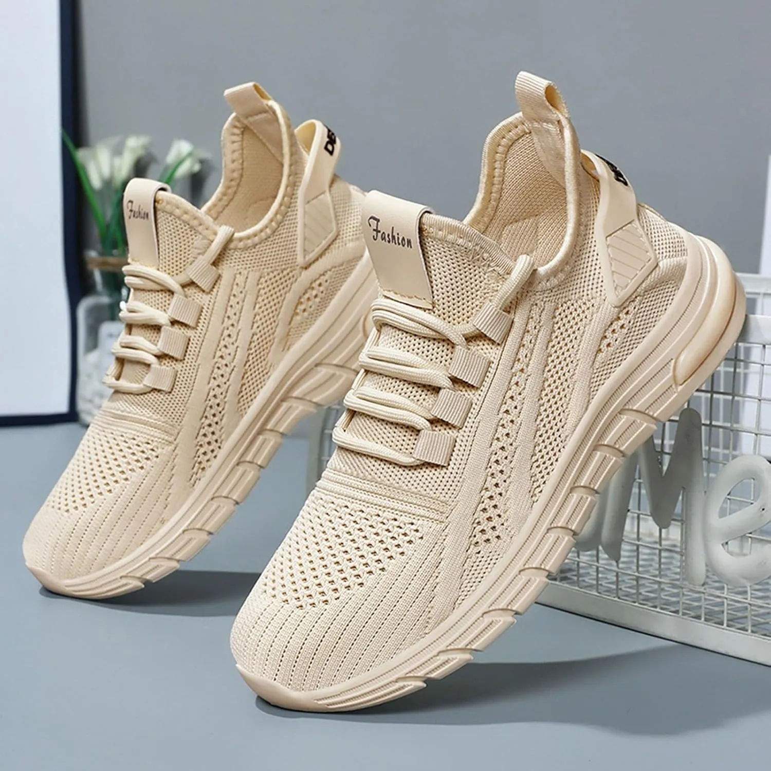 Orthopedic Shoes for Women Slip Ons Running Shoes Non Slip Walking Shoes Lightweight Gym Workout Shoes Breathable Fashion Sneakers