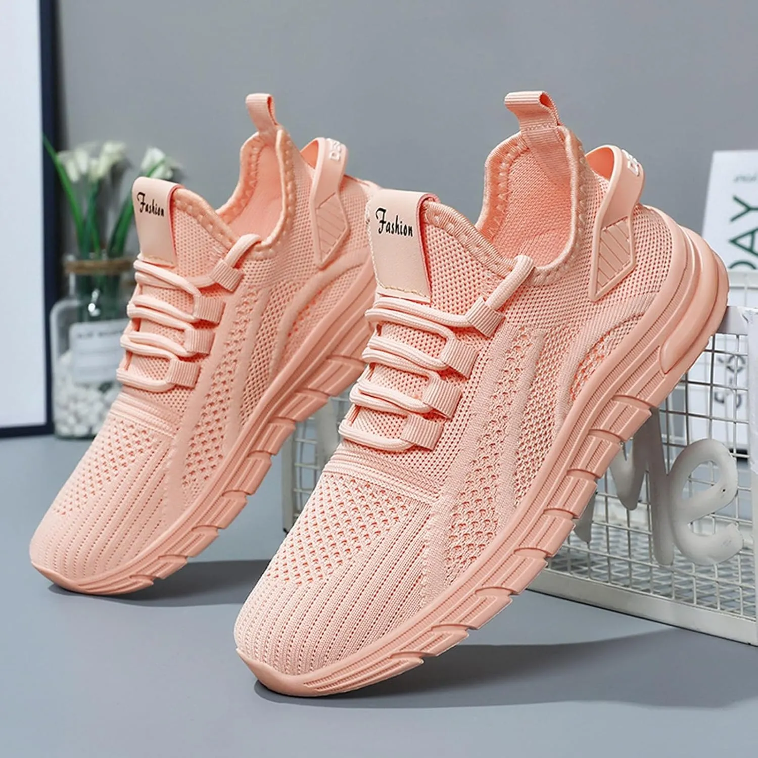 Orthopedic Shoes for Women Slip Ons Running Shoes Non Slip Walking Shoes Lightweight Gym Workout Shoes Breathable Fashion Sneakers