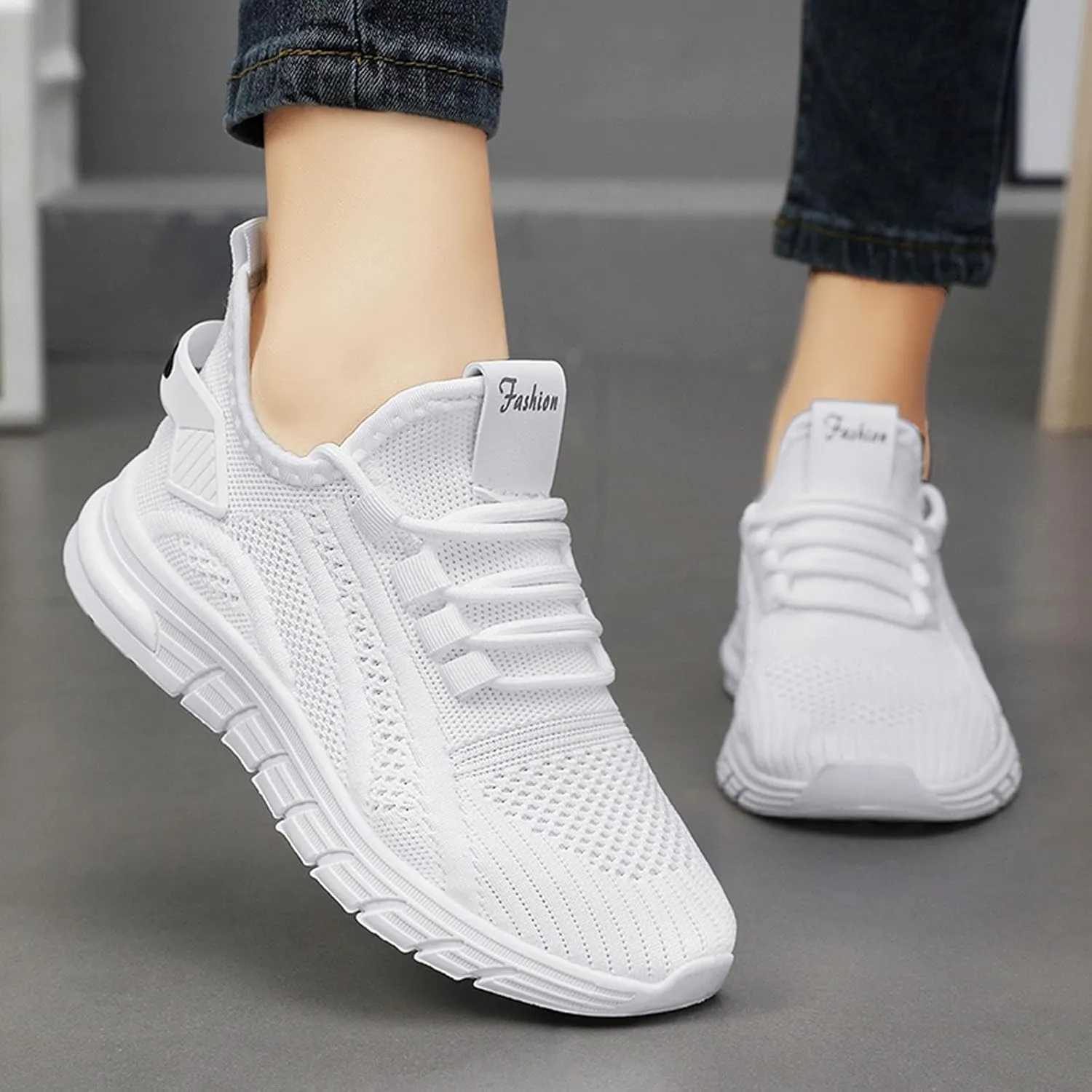 Orthopedic Shoes for Women Slip Ons Running Shoes Non Slip Walking Shoes Lightweight Gym Workout Shoes Breathable Fashion Sneakers