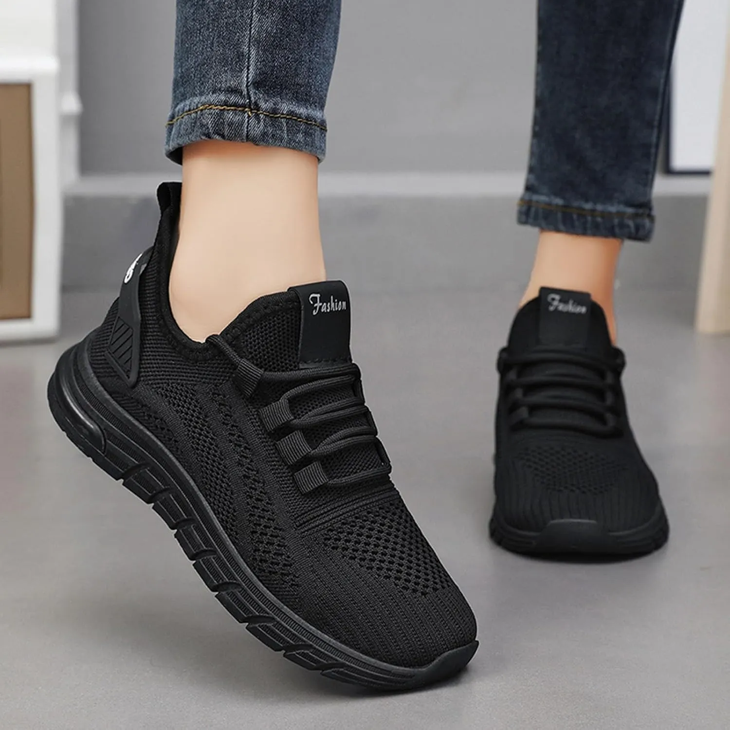 Orthopedic Shoes for Women Slip Ons Running Shoes Non Slip Walking Shoes Lightweight Gym Workout Shoes Breathable Fashion Sneakers