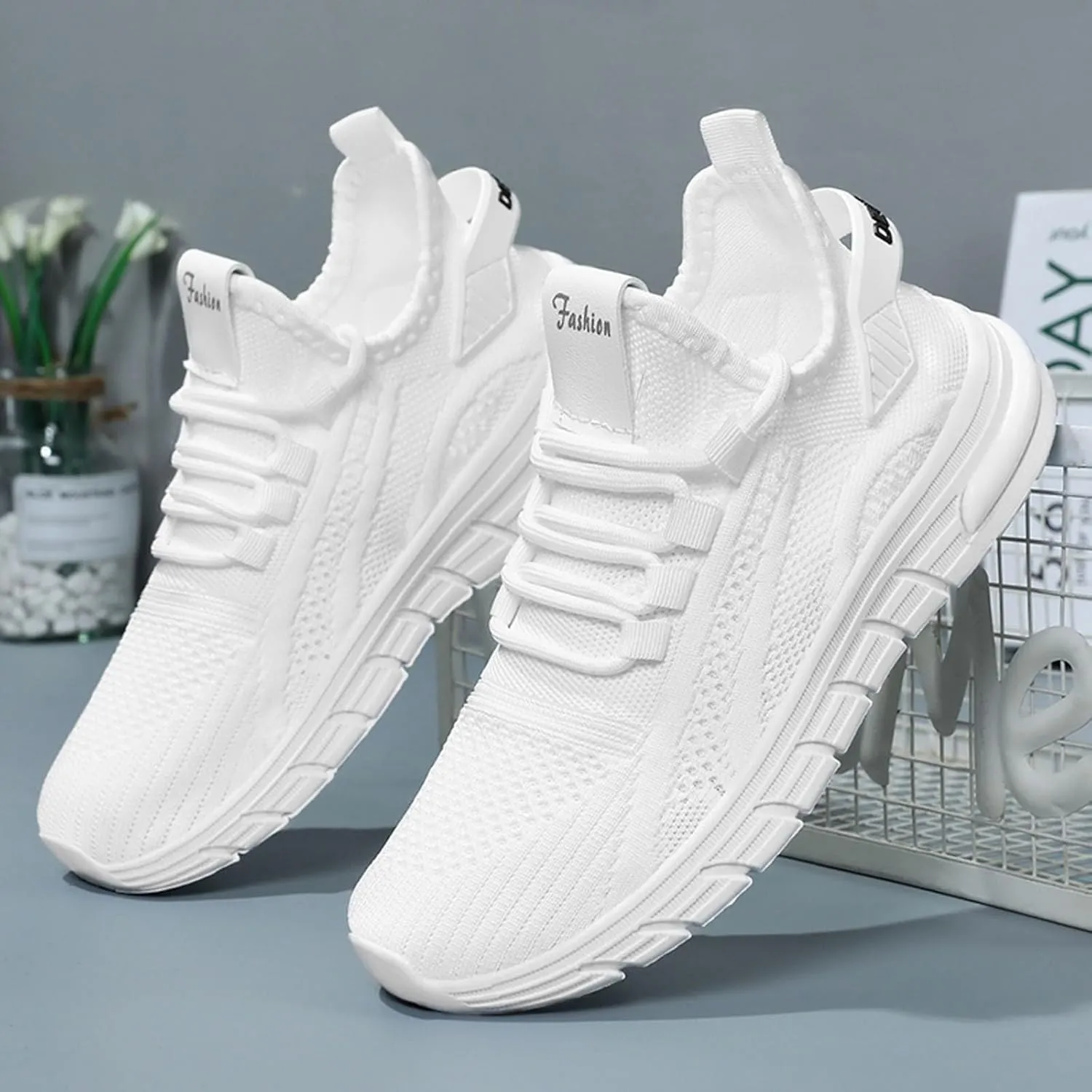 Orthopedic Shoes for Women Slip Ons Running Shoes Non Slip Walking Shoes Lightweight Gym Workout Shoes Breathable Fashion Sneakers