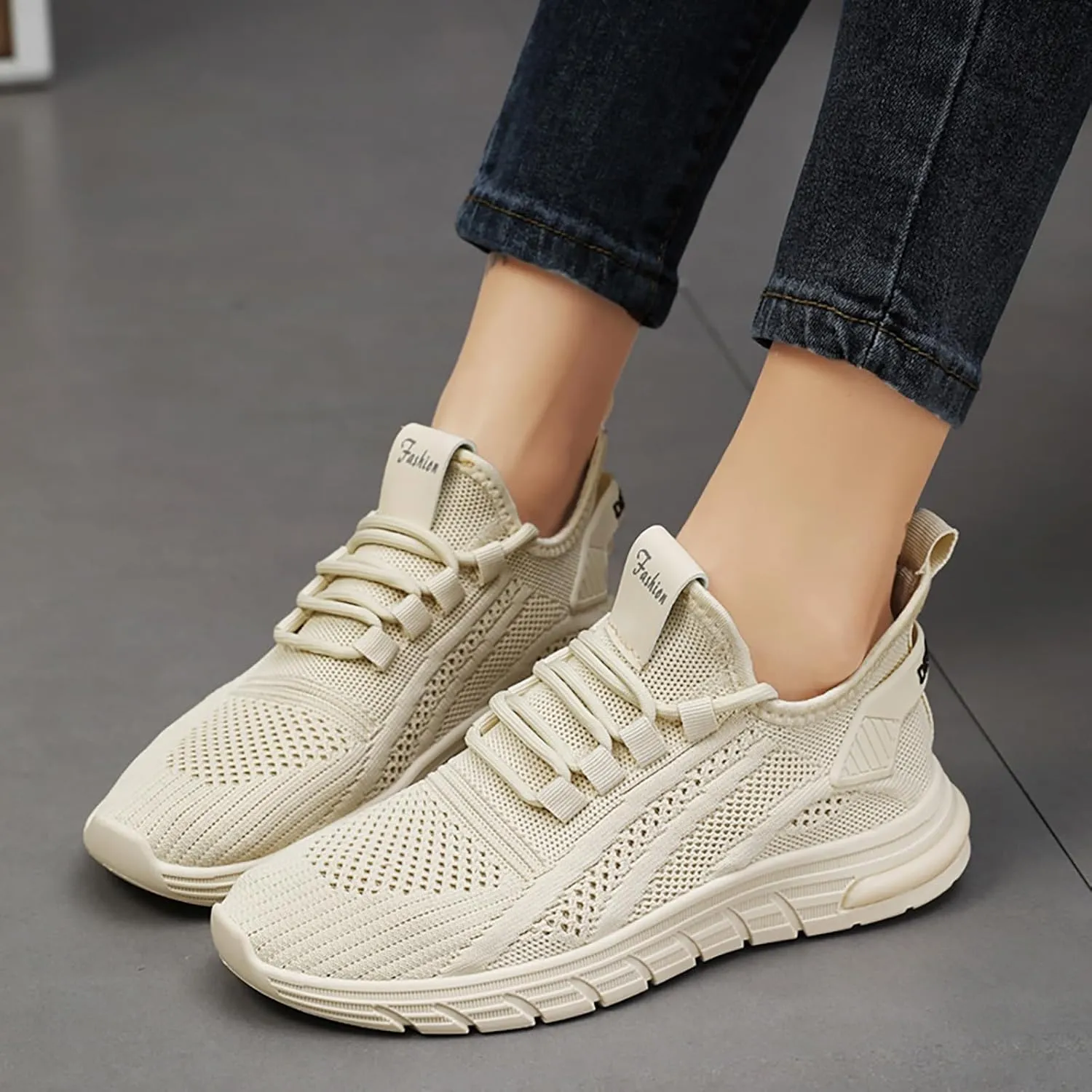 Orthopedic Shoes for Women Slip Ons Running Shoes Non Slip Walking Shoes Lightweight Gym Workout Shoes Breathable Fashion Sneakers