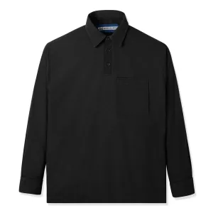 Parisian Polo Long Sleeve - Black