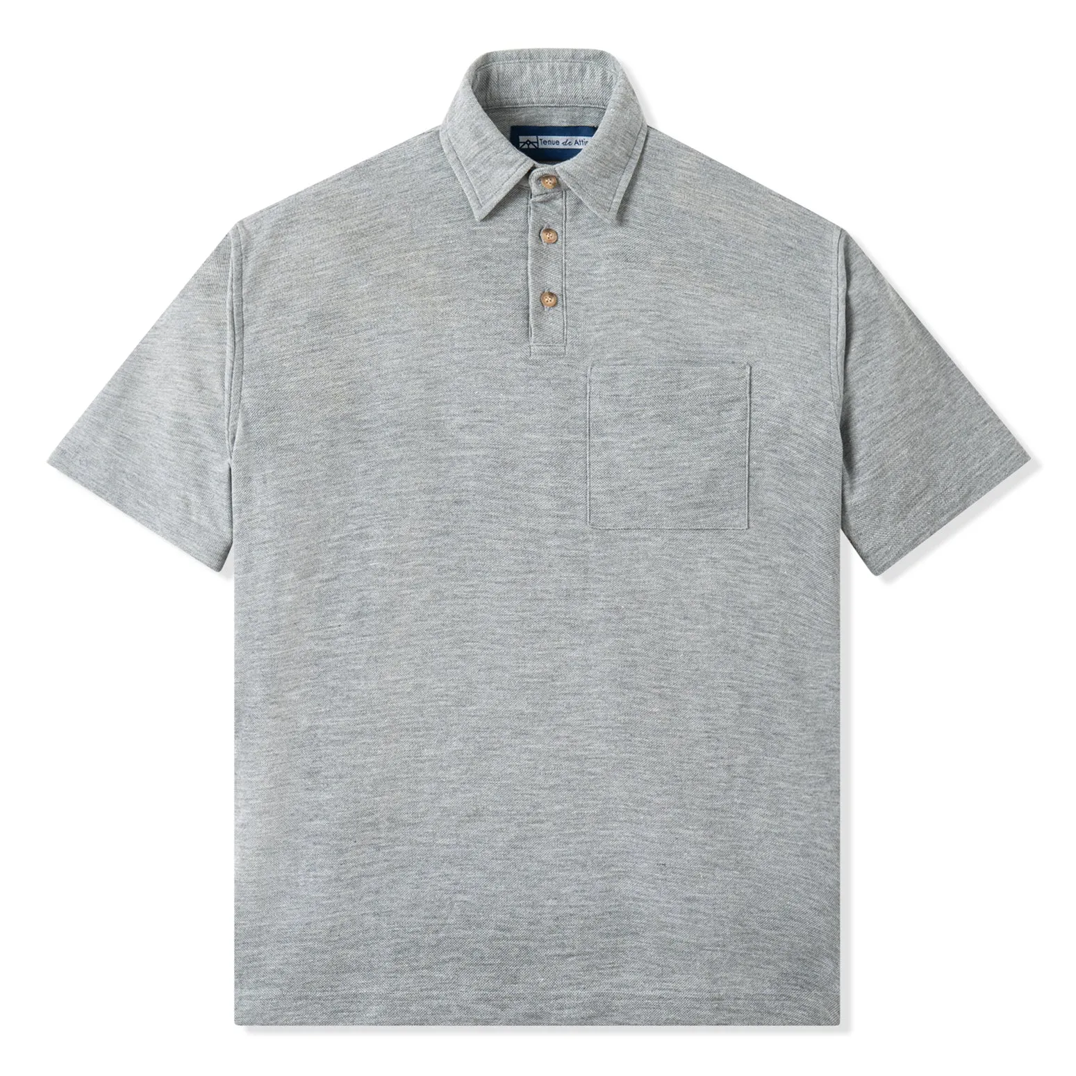 Parisian Polo Short Sleeve - Grey