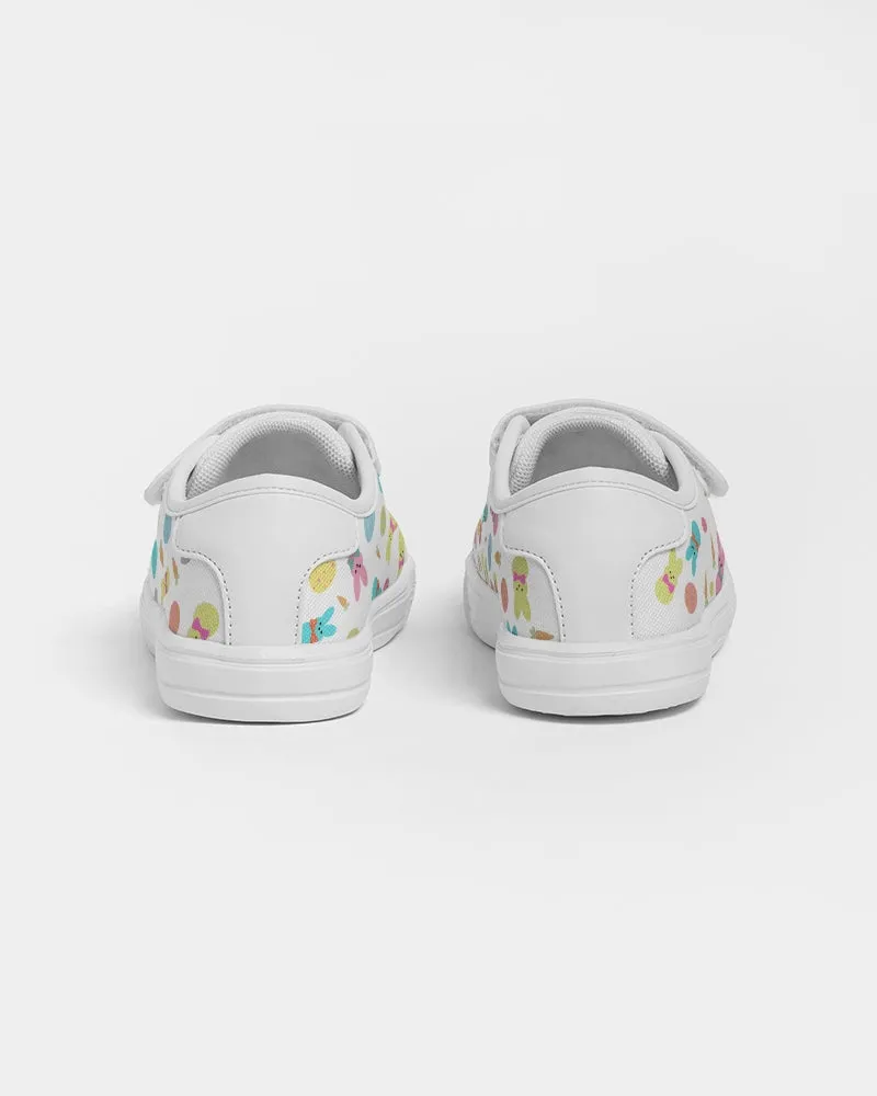 Peep My Bunny Pals! Kids Velcro Sneakers
