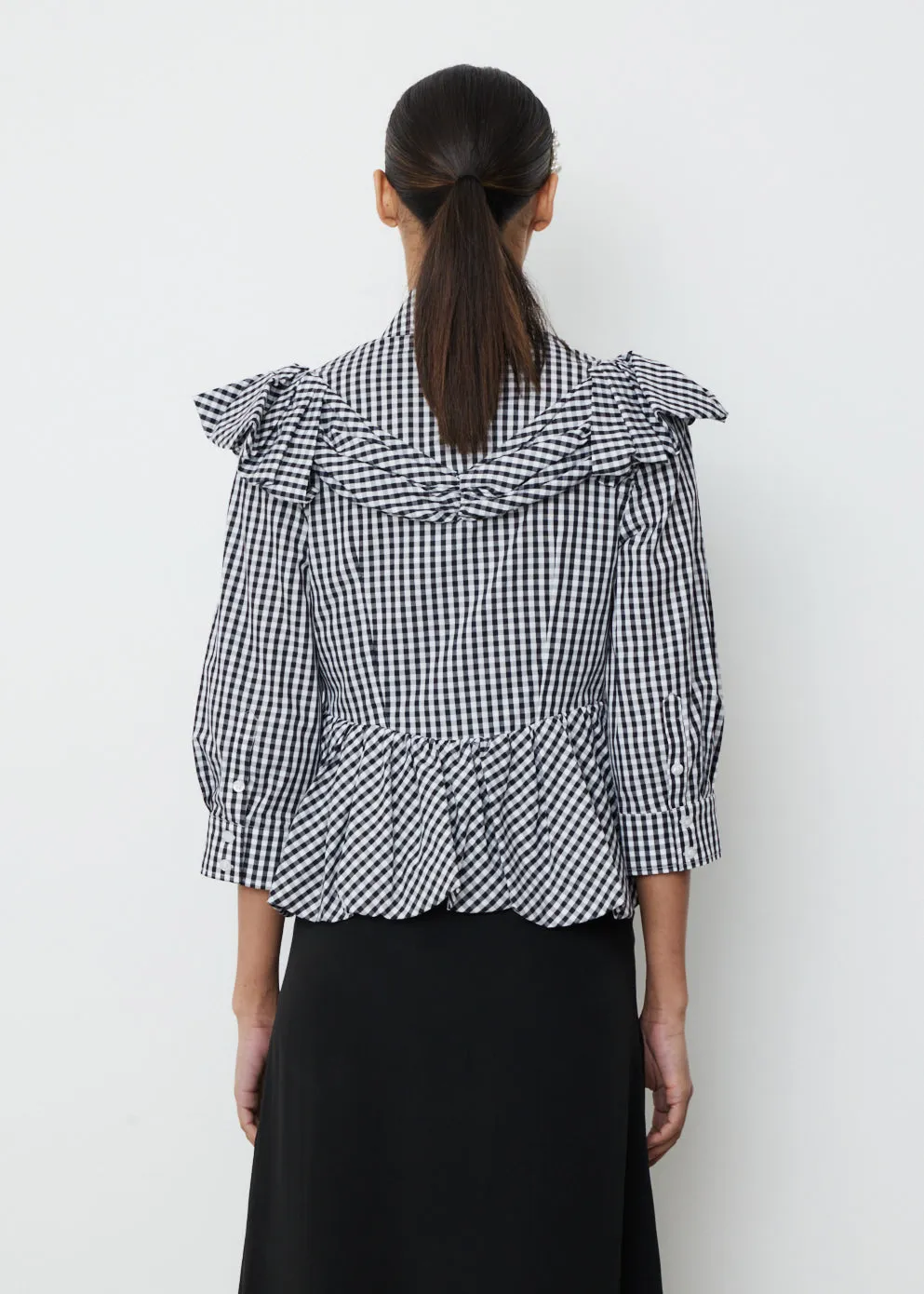 Peplum Boy Sleeve Shirt