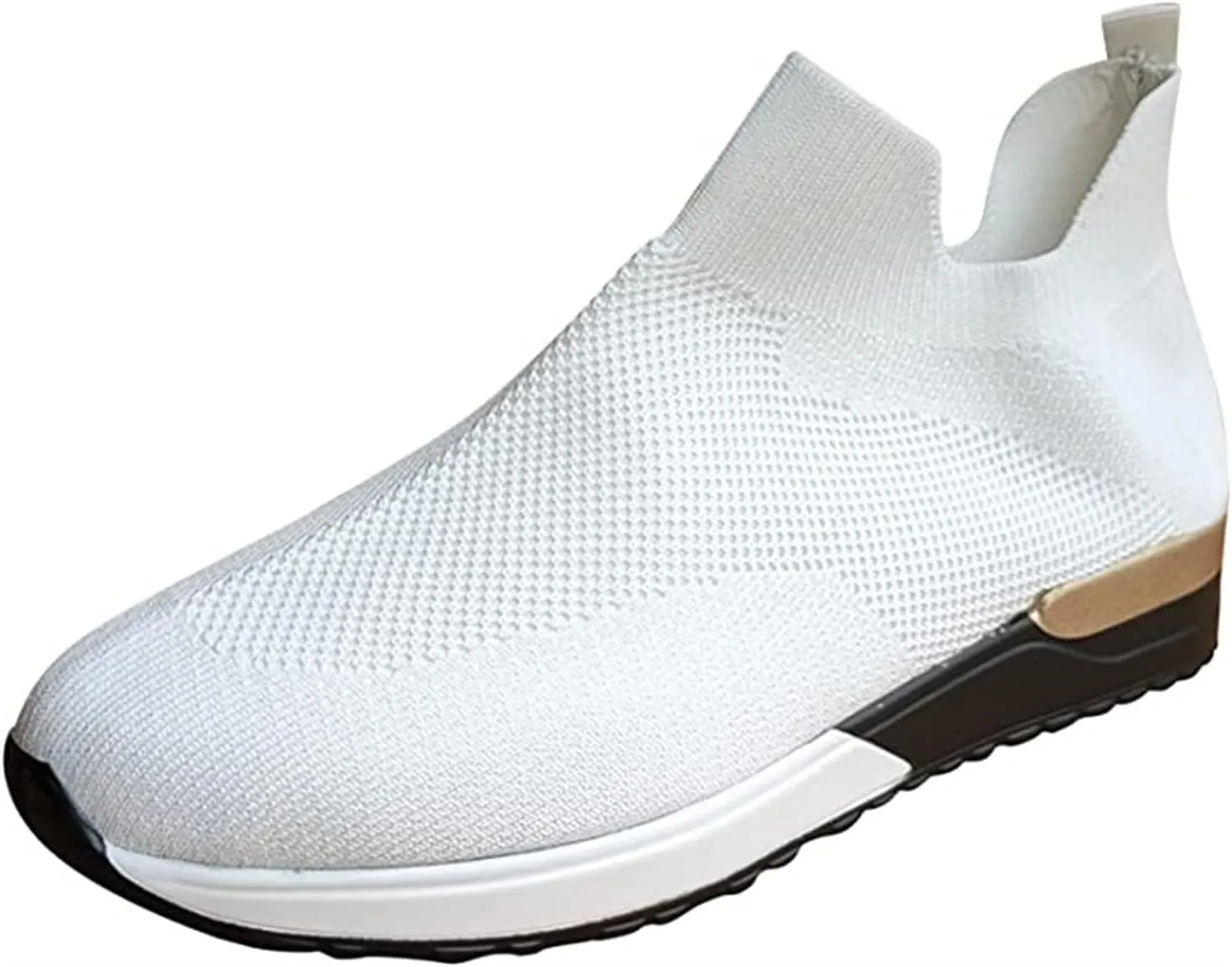 Shoes For Women Trendy Sneakers Walking Shoes Comfort Light Weight Mesh Casual Athletic Gym Tennis Running Slip On Sneakers