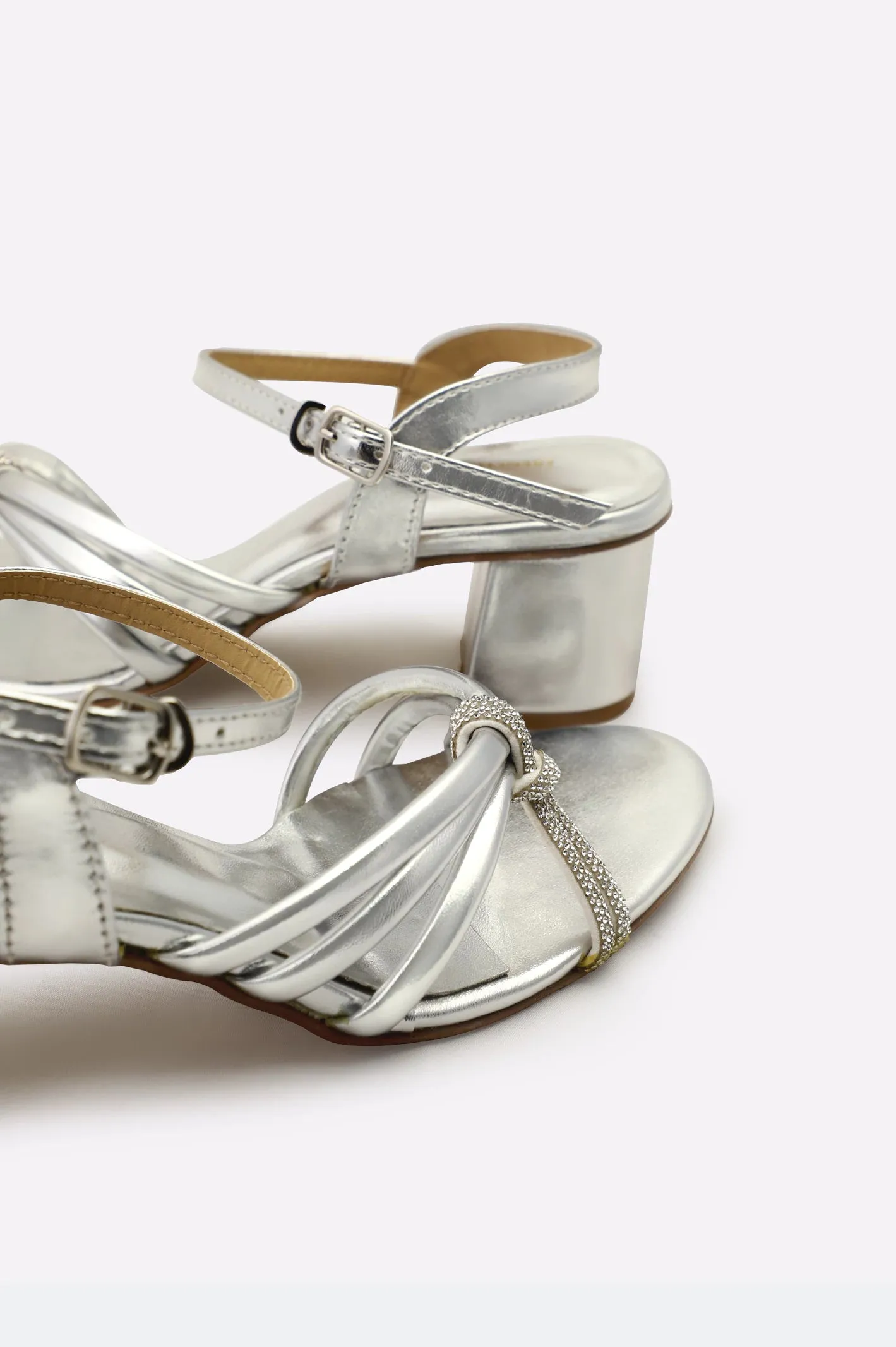Silver Ladies Formal Heels