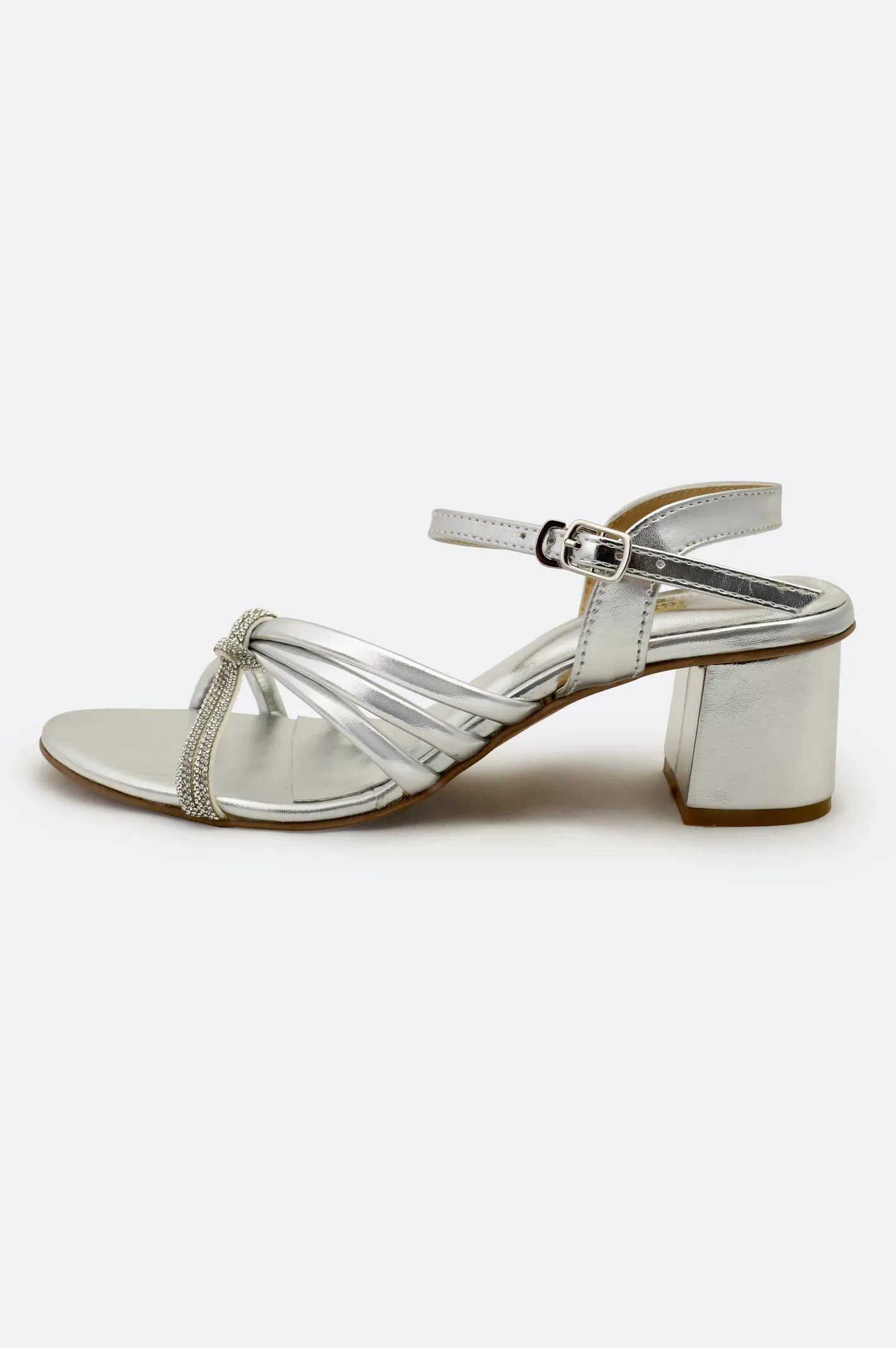 Silver Ladies Formal Heels