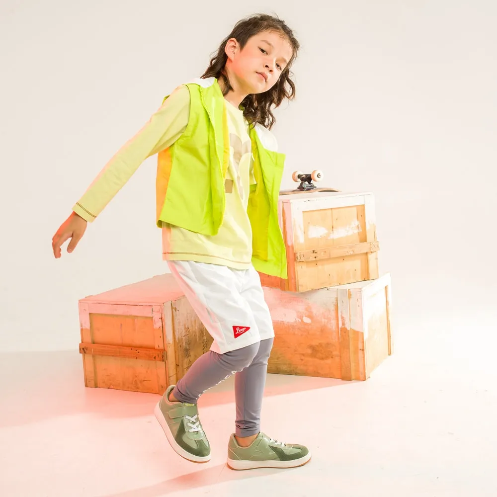 Skateboarder Breathable Kids Green Sneakers
