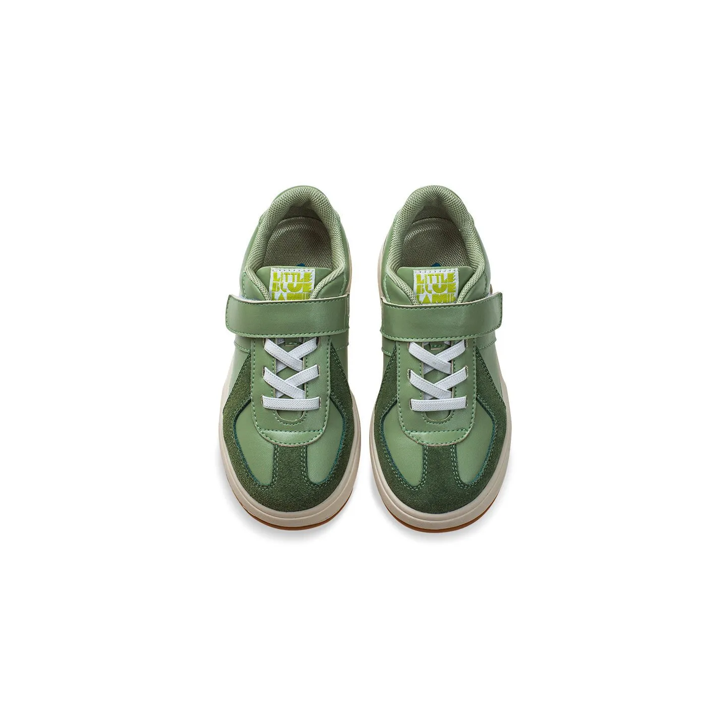 Skateboarder Breathable Kids Green Sneakers
