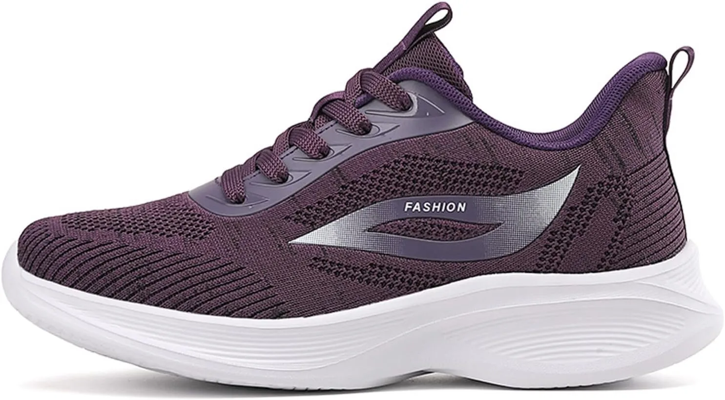 Slip on Walking Shoes for Women Comfy Knitted Non Slip Comfortable Running Shoes Breathable Mesh Sports Workout Tennis Shoes Ladies 2024 Fashion Sneakers