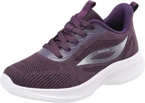 Slip on Walking Shoes for Women Comfy Knitted Non Slip Comfortable Running Shoes Breathable Mesh Sports Workout Tennis Shoes Ladies 2024 Fashion Sneakers