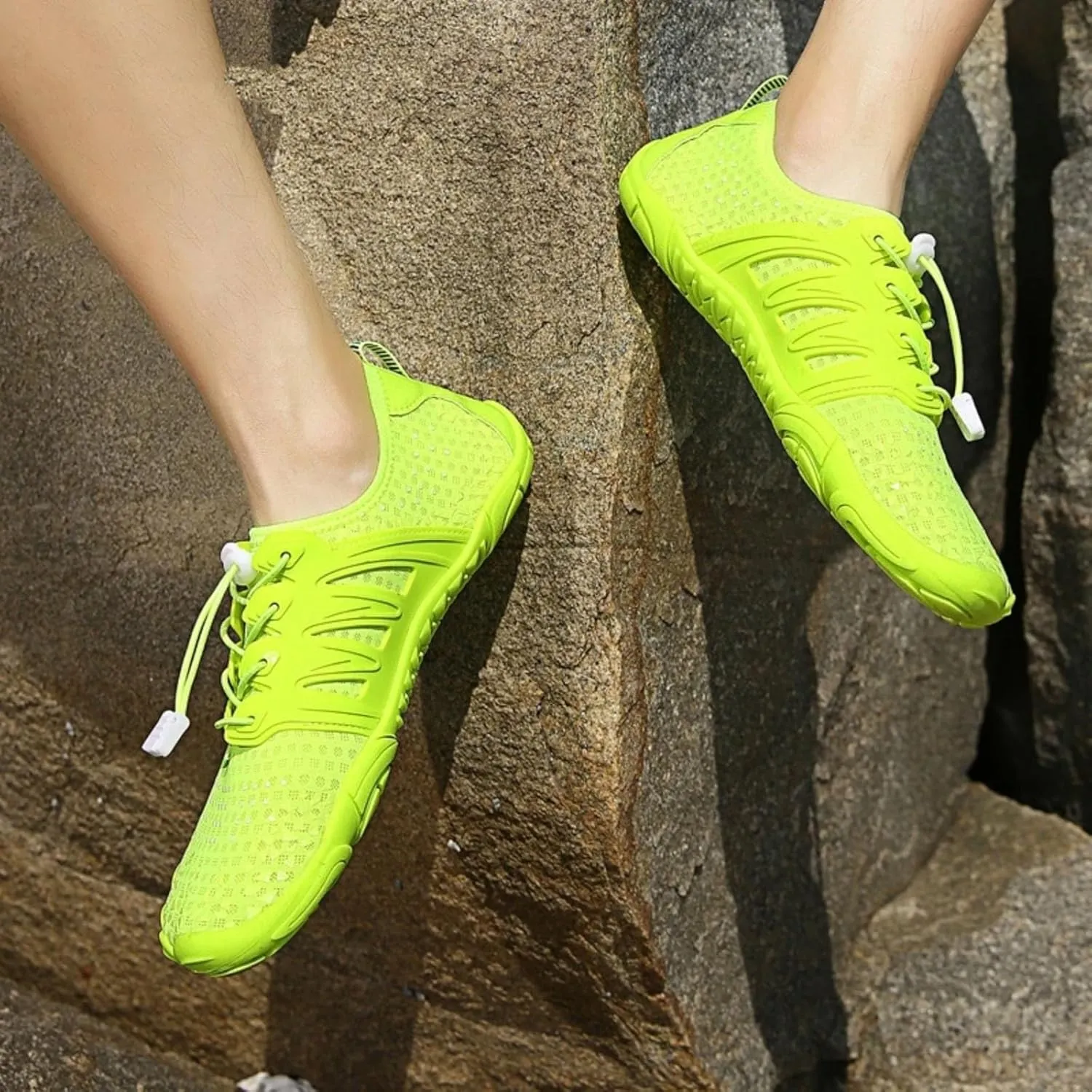 Slip on Walking Shoes Women Comfy Knitted Non Slip Comfortable Running Shoes Breathable Gym Workout Shoes Fashion Lace Up Sneakers