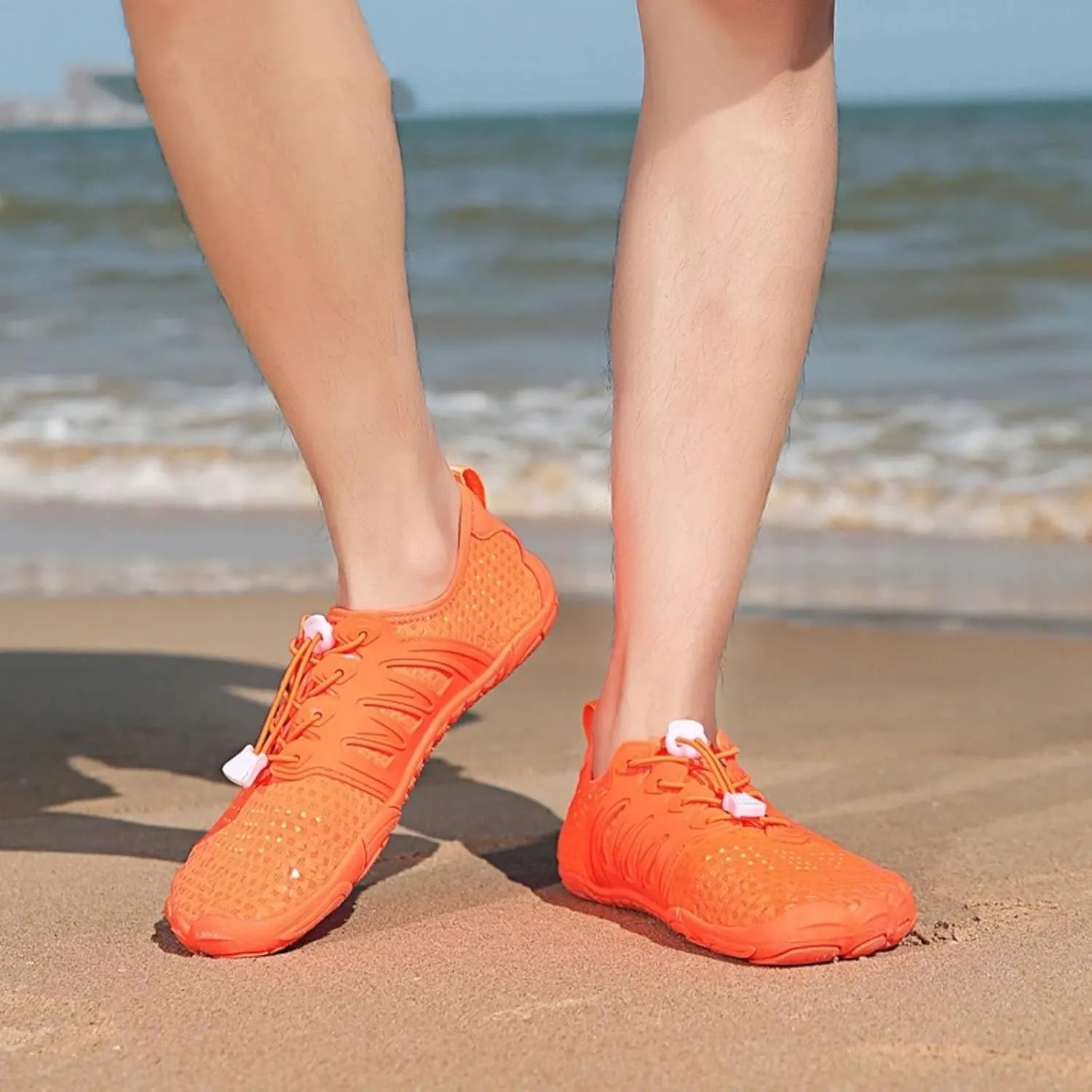 Slip on Walking Shoes Women Comfy Knitted Non Slip Comfortable Running Shoes Breathable Gym Workout Shoes Fashion Lace Up Sneakers