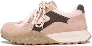 Sneakerina Ballet Sneaker Chunky Dad Shoes Tennis & Racquet Sport Flats Women Girls - Trending Fashion Cute Casual Comfortable Walking Lightweight Running Soft Retro Non Slip Elegant Athleisure