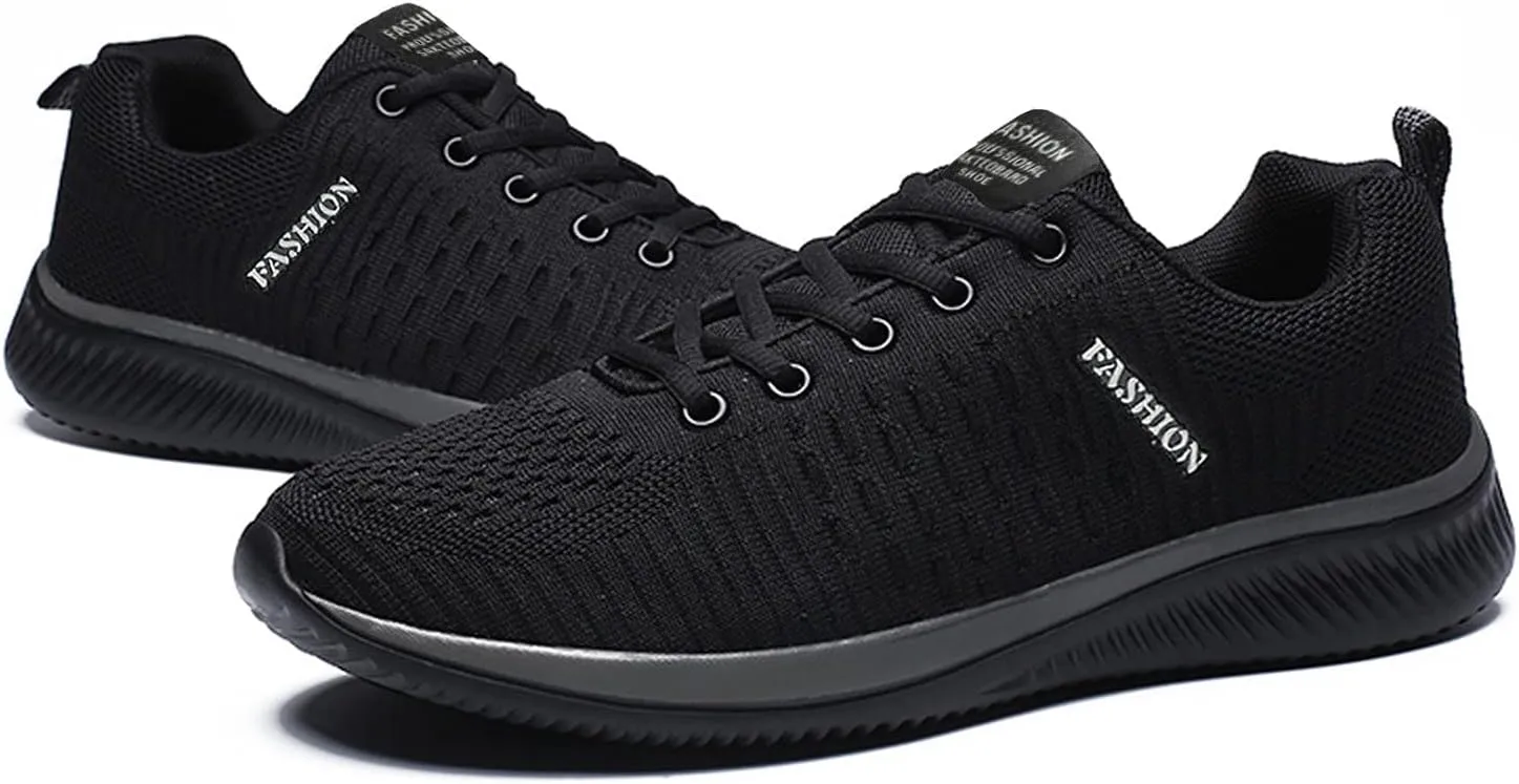 Sneakers for Women Running Shoes Fashion Walking Lace Up Tennis Shoes Men Sport Men's Shoes Casual Chunky Sneakers Black Tennis Shoe Trainers Shoe