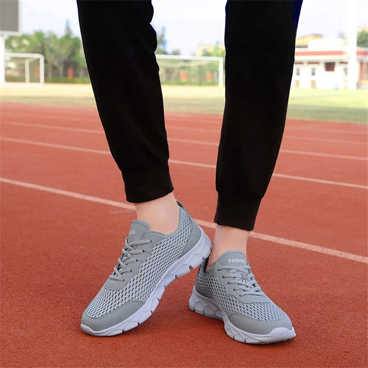 Sneakers for Women Walking Shoes Non Slip Lace Up Running Shoes for Women Sport Men Casual Dress Shoes White Sneakers Red Tennis Shoe Trainers Shoe