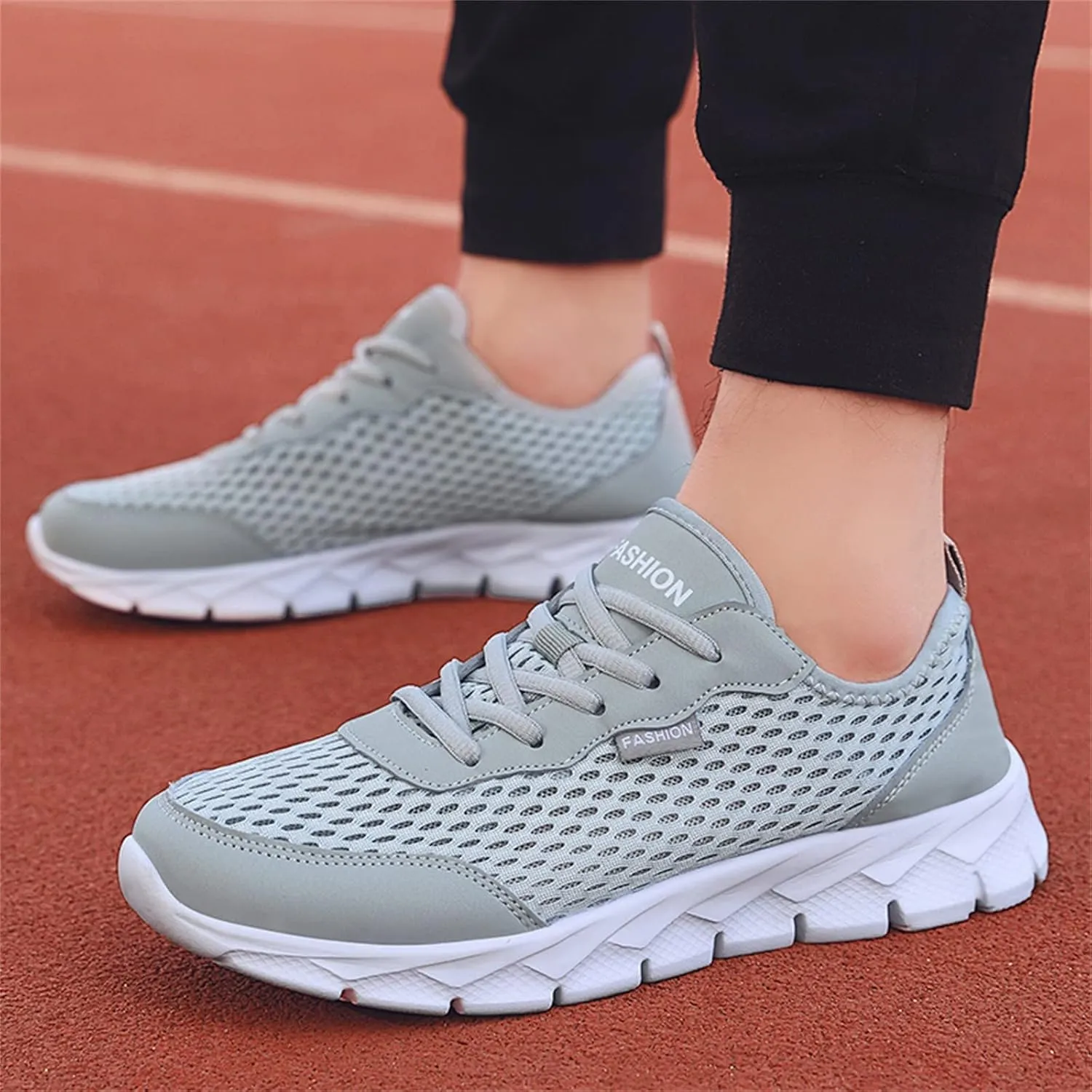 Sneakers for Women Walking Shoes Non Slip Lace Up Running Shoes for Women Sport Men Casual Dress Shoes White Sneakers Red Tennis Shoe Trainers Shoe