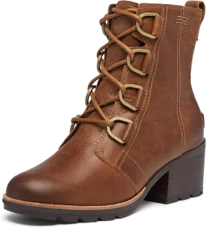 Sorel Women's Cate Lace Bootie  Waterproof Leather Rain Boot