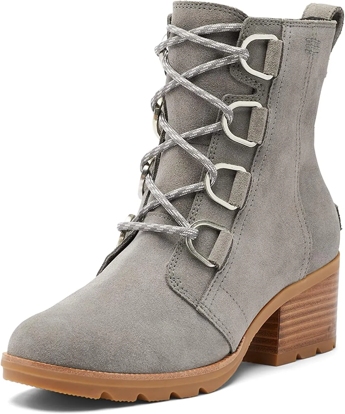 Sorel Women's Cate Lace Bootie  Waterproof Leather Rain Boot