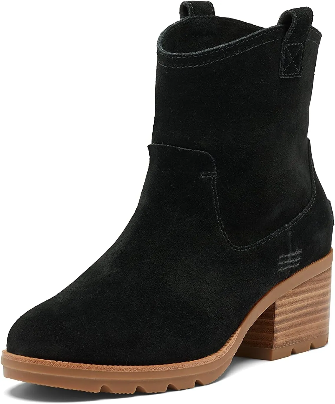 Sorel Women's Cate Pull On Boot  Waterproof Suede Rain Boot