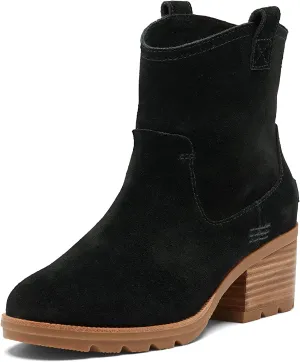Sorel Women's Cate Pull On Boot  Waterproof Suede Rain Boot