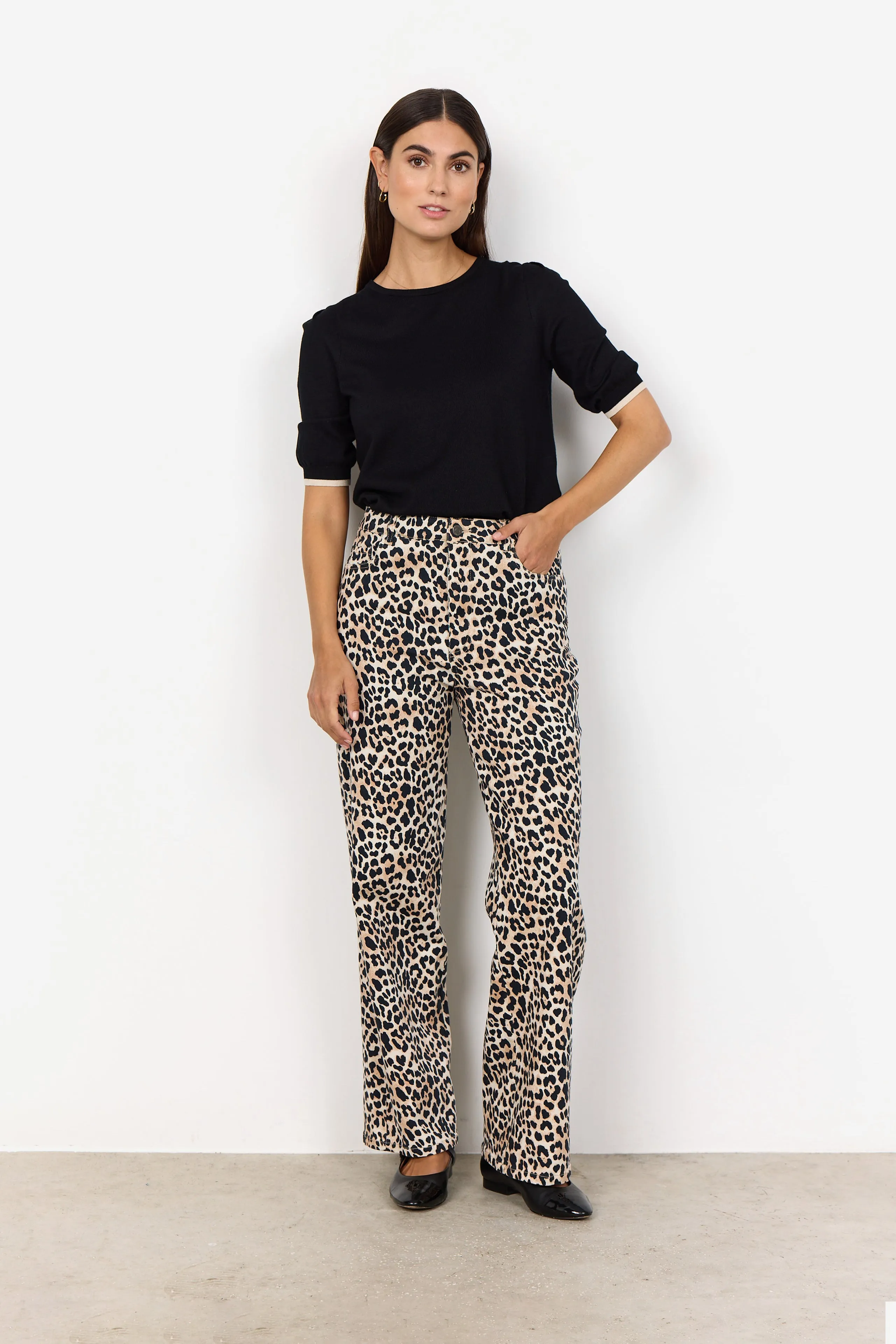 Soya Concept Owena 3-C Pants Animal Print