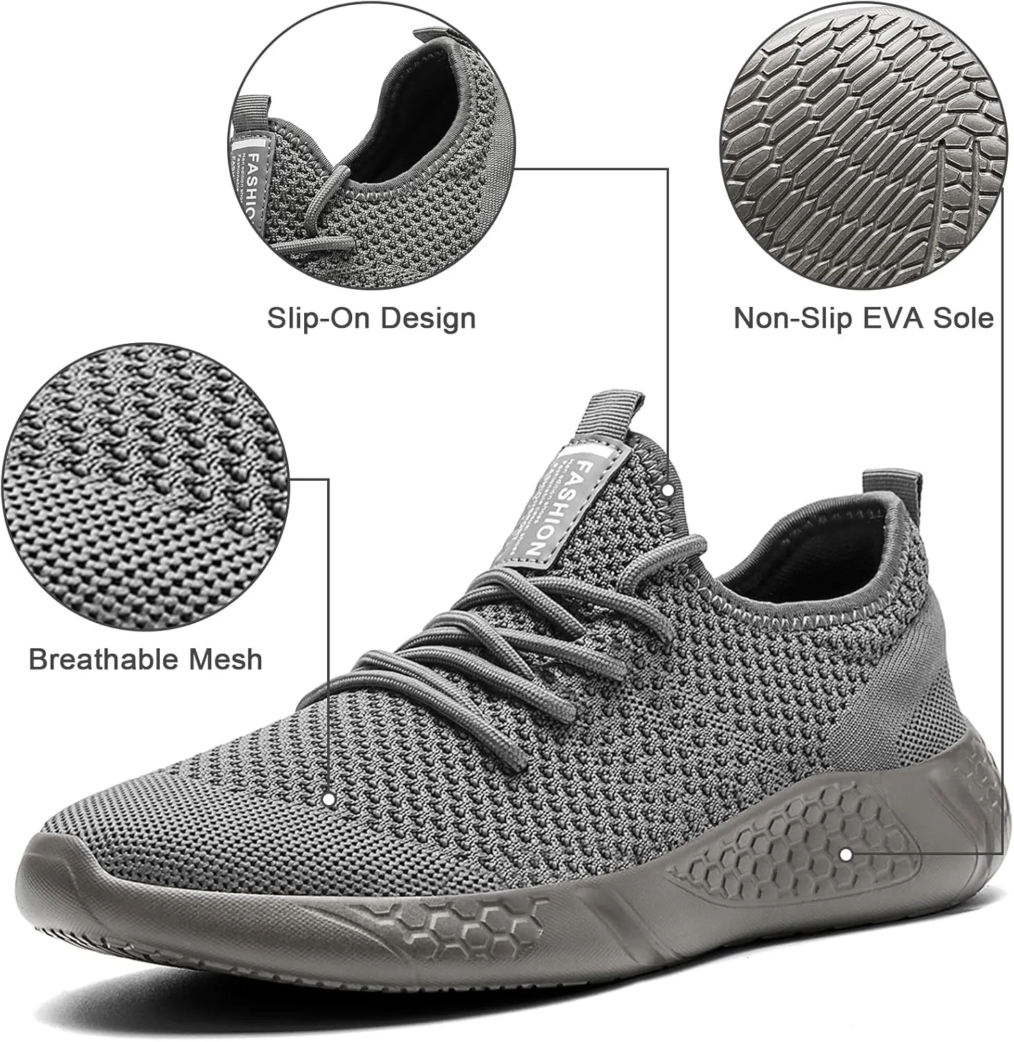 Tennis Shoes Men Running Sneakers Lightweight Breathable