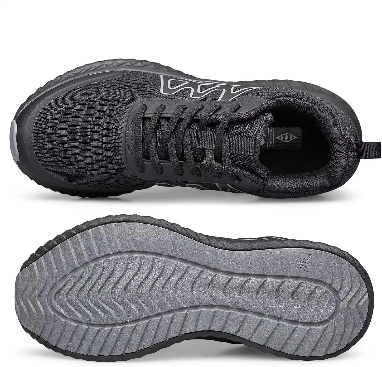 vibdiv Sneakers Women Runners Walking Shoes Wide Rubber Fitness Training Tennis Gym Wide Non-Slip Stylish