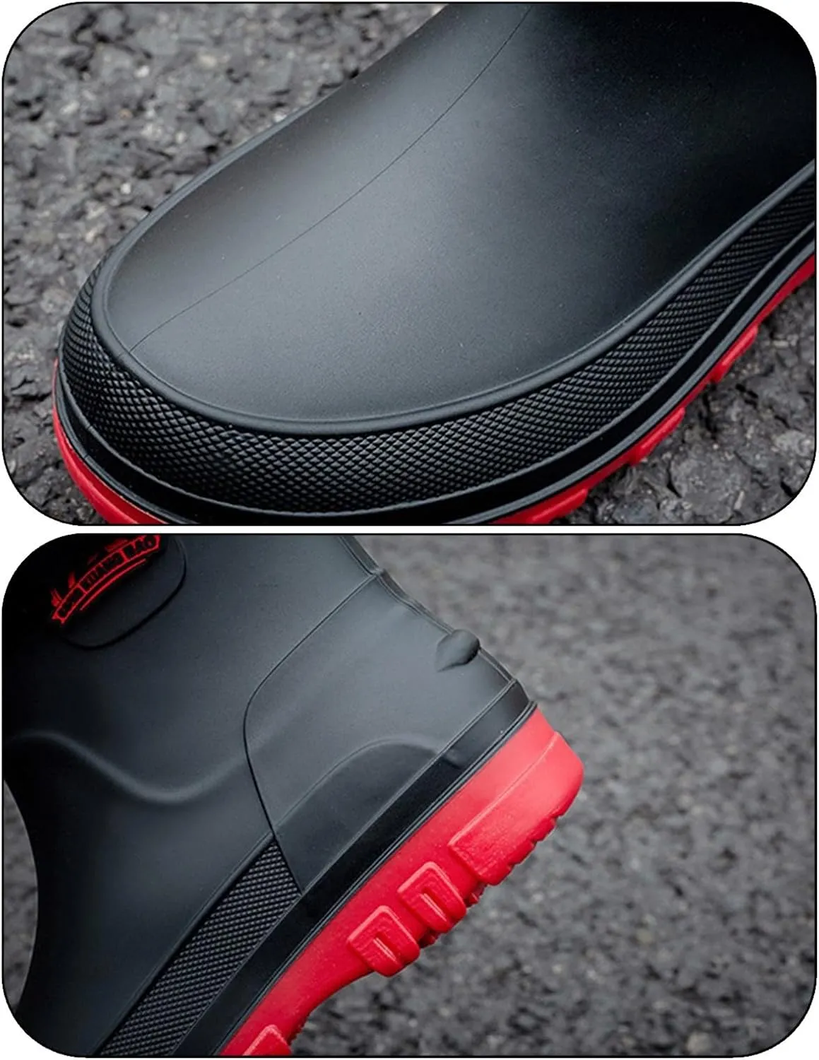 Waterproof Non-Slip Rain Boots for Outdoor Trendy Rain Boots for Women and Men with Anti-Slip Sole
