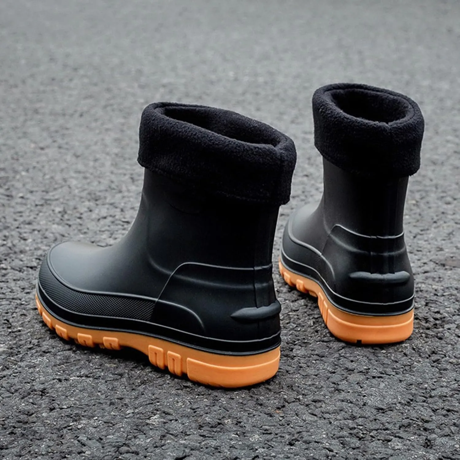 Waterproof Non-Slip Rain Boots for Outdoor Trendy Rain Boots for Women and Men with Anti-Slip Sole