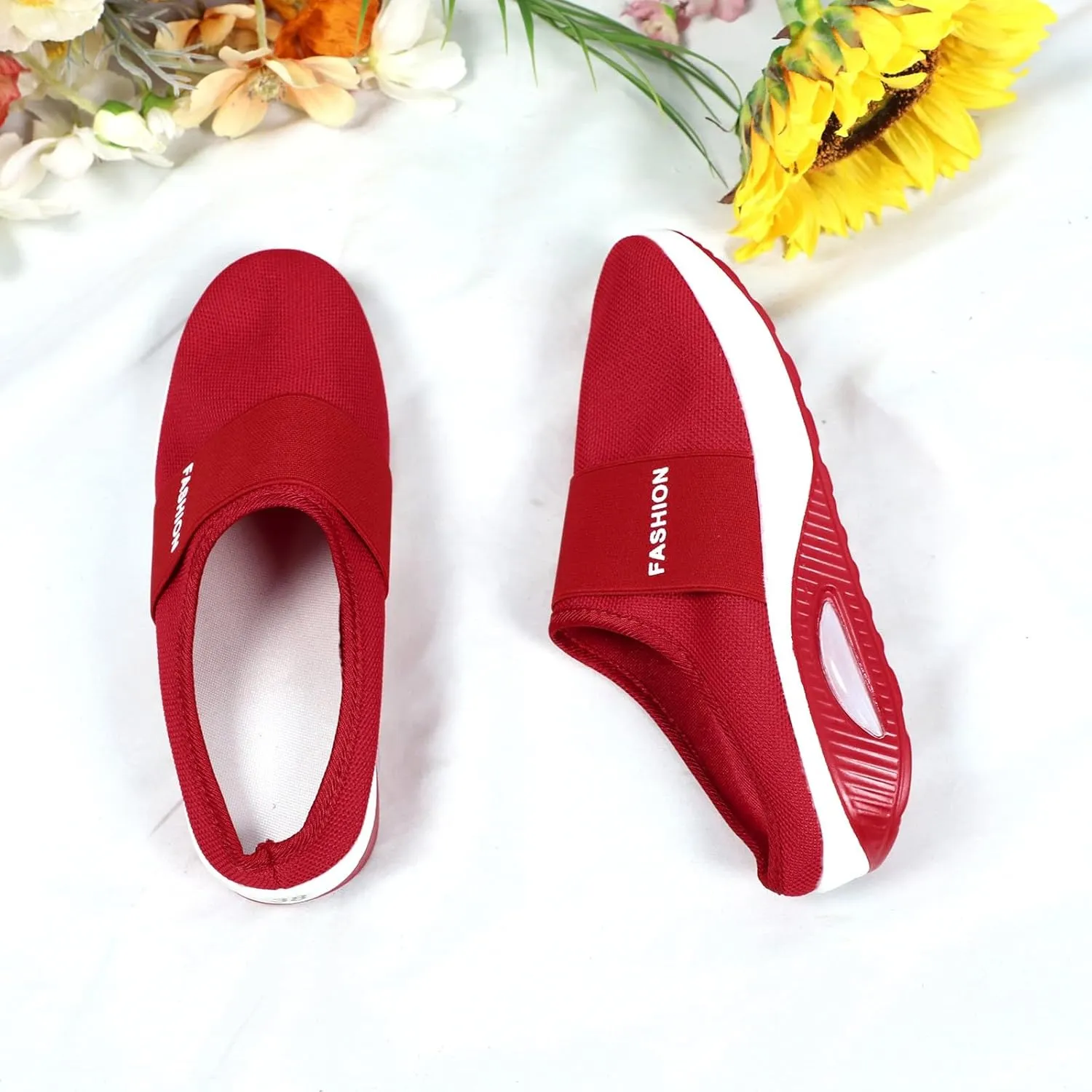 Womens Breathable Mesh Walking Mules Sneakers Womens Tennis Shoes Casual Casual Shoes Trendy Women's Fashion Sneakers White Tennis Shoe Loafers Dress Shoe