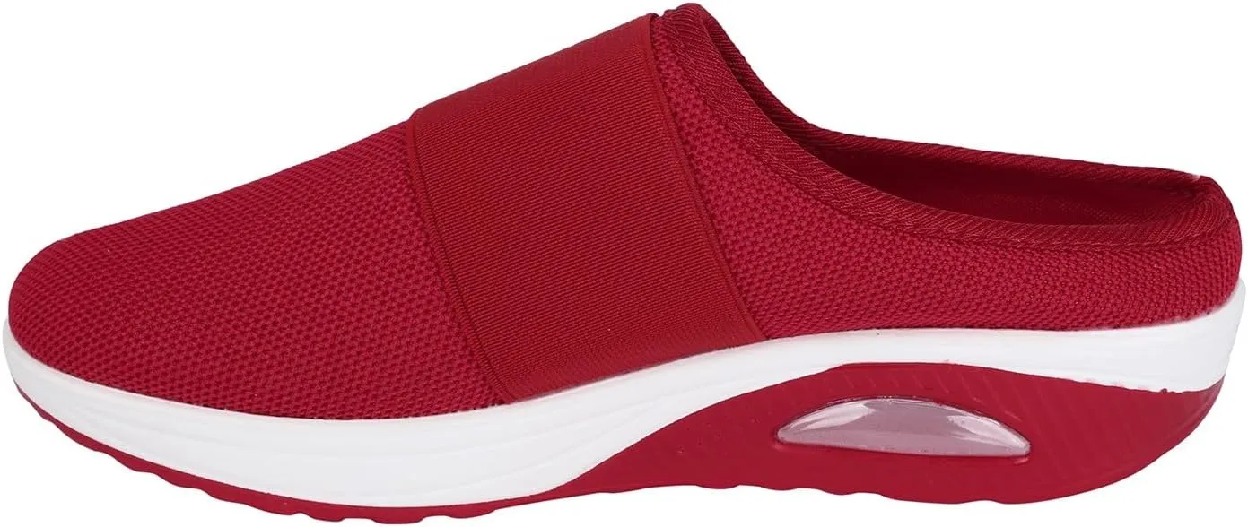 Womens Breathable Mesh Walking Mules Sneakers Womens Tennis Shoes Casual Casual Shoes Trendy Women's Fashion Sneakers White Tennis Shoe Loafers Dress Shoe