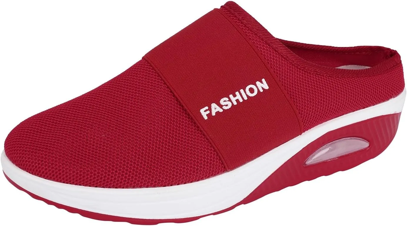 Womens Breathable Mesh Walking Mules Sneakers Womens Tennis Shoes Casual Casual Shoes Trendy Women's Fashion Sneakers White Tennis Shoe Loafers Dress Shoe