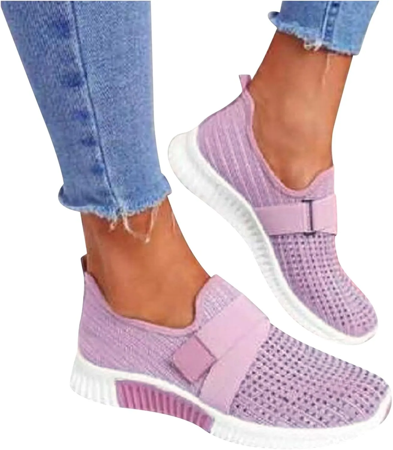 Women's Fashion Sneakers Casual Canvas Low-Top Slip Ons Casual Shoes for Women Trendy Winter Loafers for Women 2024 Wedge Sneakers for Women