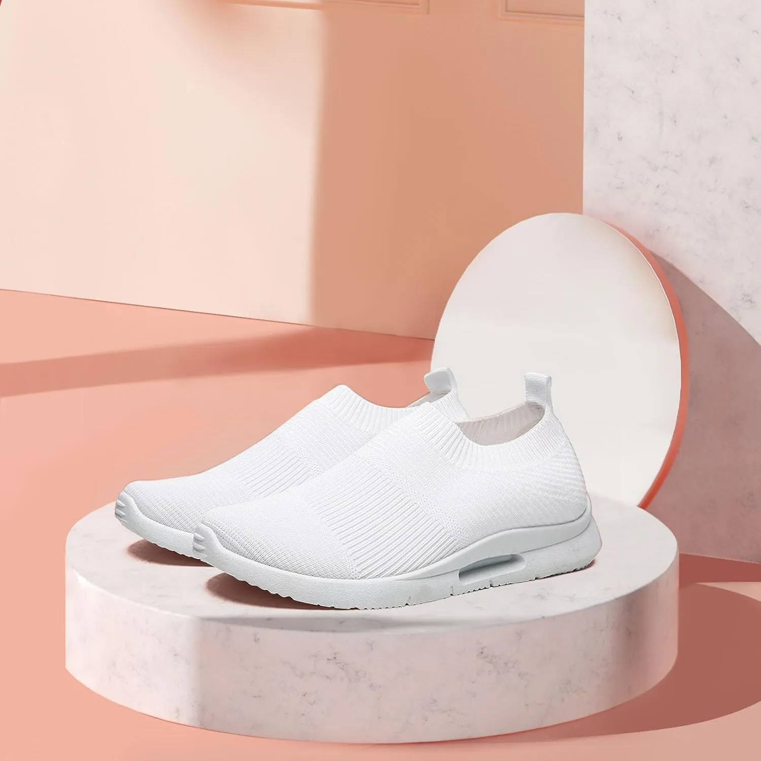 Women's Fashion Sneakers Casual Canvas Low-Top Slip Ons Casual Shoes for Women Trendy Winter Loafers for Women 2024 Wedge Sneakers for Women