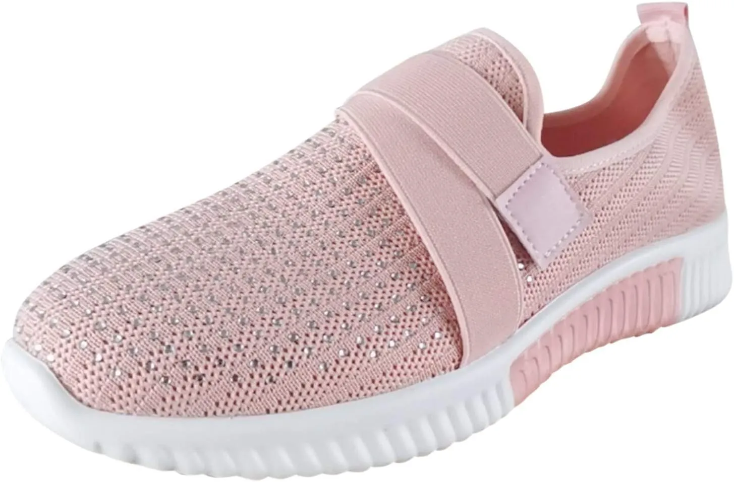 Women's Fashion Sneakers Lace Up Breathable Casual Waking Shoes Comfortable Tennis Shoes for Women Trendy Loafers for Women 2024 Slide On Sneakers for Women