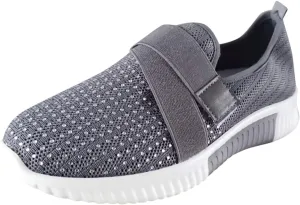 Women's Fashion Sneakers Lace Up Breathable Casual Waking Shoes Comfortable Tennis Shoes for Women Trendy Loafers for Women 2024 Slide On Sneakers for Women