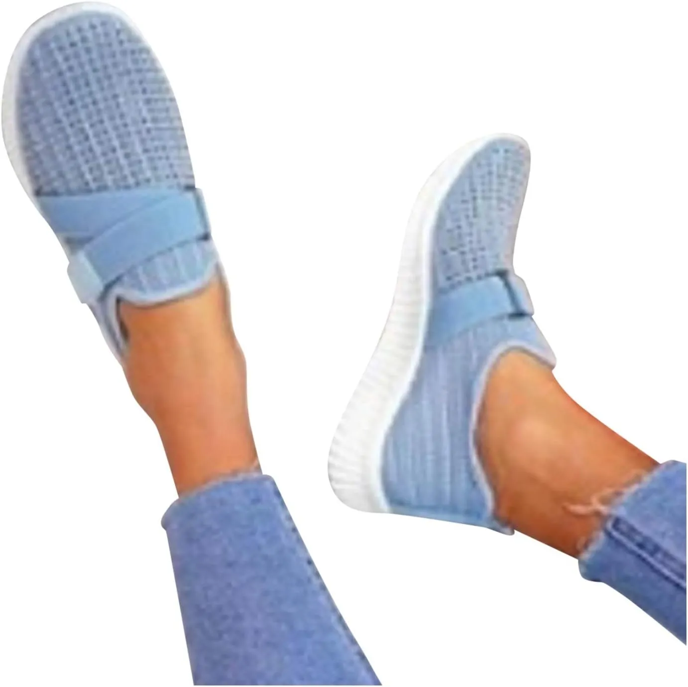 Women's Fashion Sneakers Lace Up Breathable Casual Waking Shoes Comfortable Tennis Shoes for Women Trendy Loafers for Women 2024 Slide On Sneakers for Women