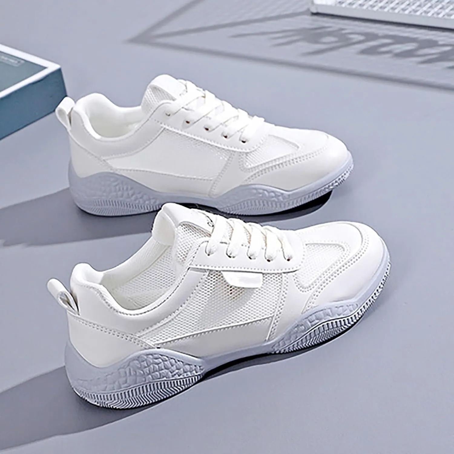 Women's Lace Up Road Running Shoes Wide Athletic Tennis Mens Casual Shoes Lightweight Women's Casual Shoes Black Sneakers Slip On Tennis Shoe Cross Trainer Shoe