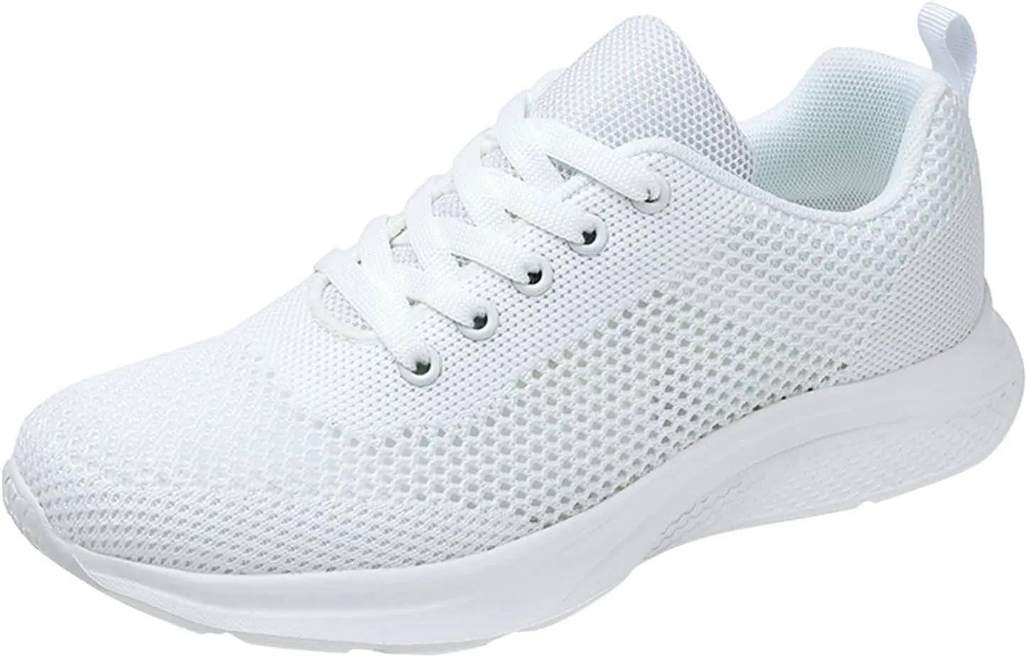 Womens Running Shoes Lightweight Breathable No Slip Mens Casual Shoes Mesh Breathable White Casual Shoes Fashion Sneakers Waterproof Tennis Shoe Cross Trainer Shoe