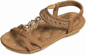 Women's Sandals Stylish Comfortable Casual Beach Footwear Slip-On Design for Everyday Wear and Travel