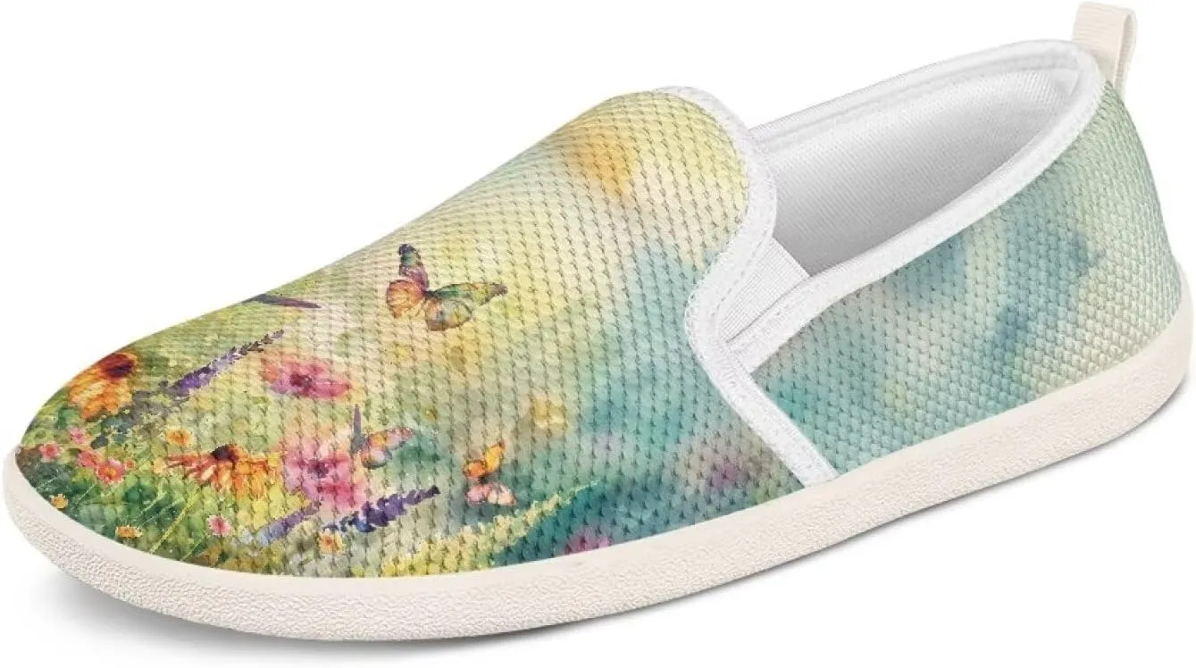 Women's Shoes Flats Casual Walking Shoes Women Slip On Sneakers Ladies Colorful Shoes