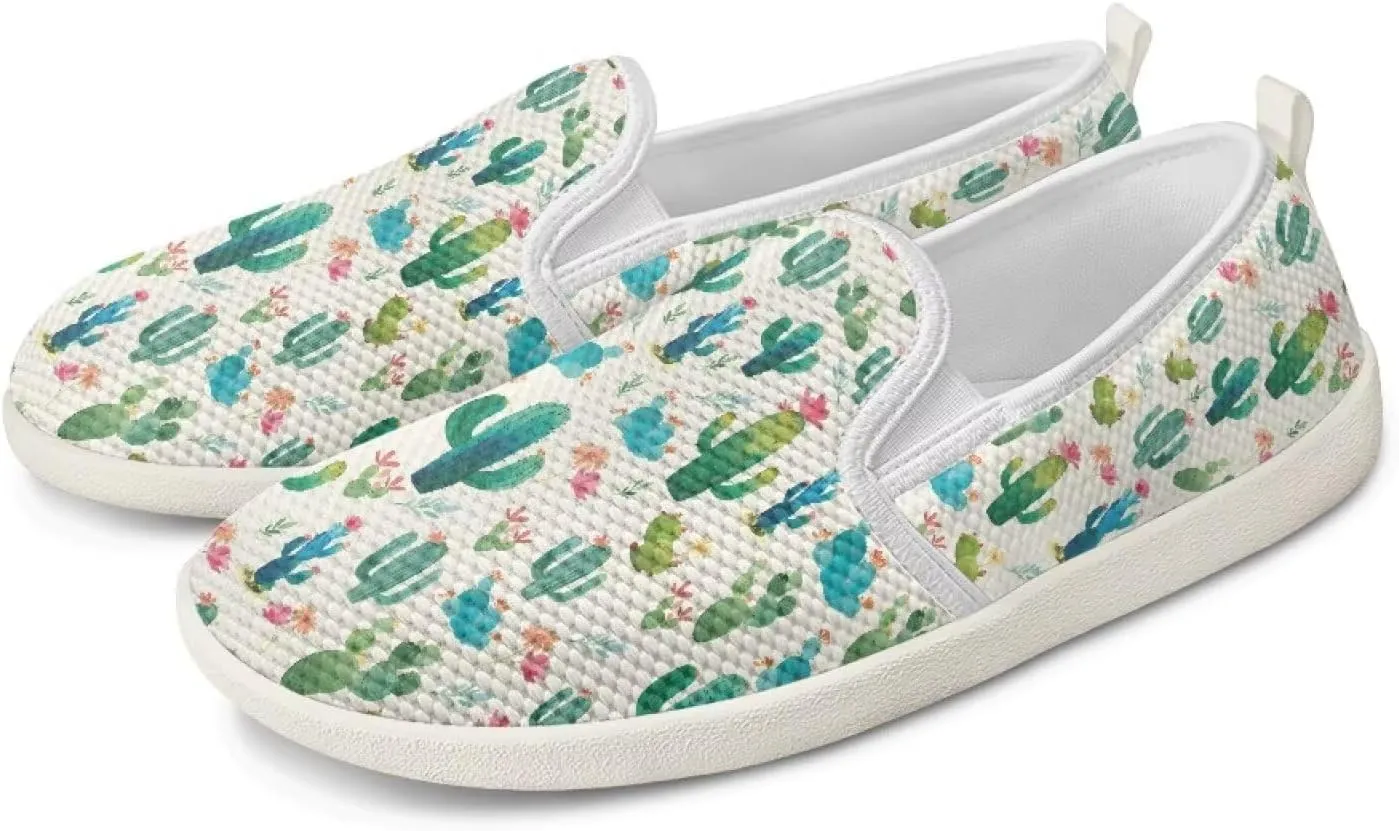 Women's Shoes Flats Casual Walking Tennis Shoes for Women Comfy Mesh Womens Slip On Shoes Casual Wide Ladies Non Slip Shoes