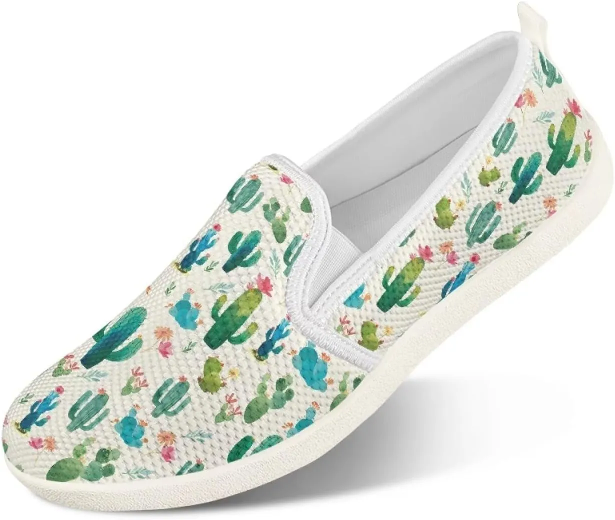 Women's Shoes Flats Casual Walking Tennis Shoes for Women Comfy Mesh Womens Slip On Shoes Casual Wide Ladies Non Slip Shoes